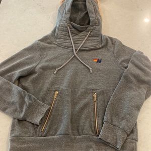 Aviator Nation Ninja Pullover gray small